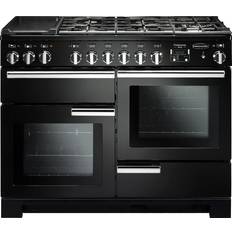 A Gas Cookers Rangemaster PDL110DFFGB/C Professional Deluxe 110cm Dual Fuel Black