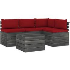 vidaXL 3061836 Outdoor Lounge Set, 1 Table incl. 4 Sofas