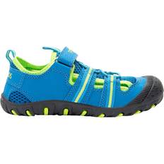 Trollkids Kid's Sandefjord Sandal - Medium Blue/Lime