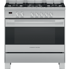 90cm - Timer Gas Cookers Fisher & Paykel OR90SDG4X1 Stainless Steel