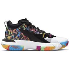 Multicoloured - Women Basketball Shoes Nike Zion 1 M - Black/White/Bright Crimson