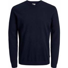 Jack & Jones V-Neck Knitted Sweater - Blue/Navy Blazer