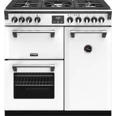 Stoves 90cm - Gas Ovens Cookers Stoves Richmond Deluxe S900G White