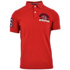 Superdry Classic Superstate Polo Shirt - Rouge Red