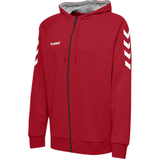 Hummel Go Cotton Zip Hoodie - True Red