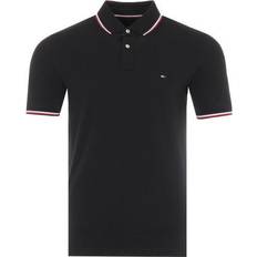 XXS Polo Shirts Tommy Hilfiger Organic Cotton Slim Fit Polo Shirt - Black