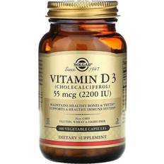 Solgar Vitamin D3 (Cholecalciferol) 55Mcg 2200 IU 100 pcs