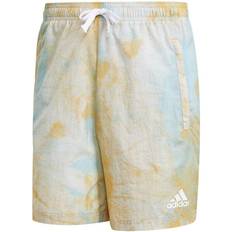 Adidas Essentials Tie-Dyed Inspirational Shorts - Hazy Sky/Hazy Orange