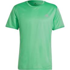 Adidas Fast Primeblue T-Shirt Men - Semi Screaming Green/Reflective Silver