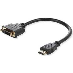 MicroConnect HDMI-DVI-D M-F 0.2m