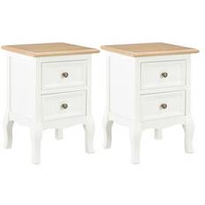 vidaXL - Bedside Table 30x35cm 2pcs