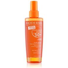 Non-Comedogenic Tan Enhancers Bioderma Photoderm Bronz Huile Sèche SPF50+ 200ml