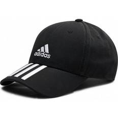 Fitness & Gym Headgear Adidas Baseball 3-Stripes Twill Cap Unisex - Black/White/White