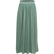 Only Women Skirts Only Paperbag Maxi Skirt - Green/Chinois Green