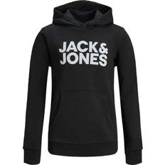 Jack & Jones Boy's Hoodie - Black/Black (12152841)