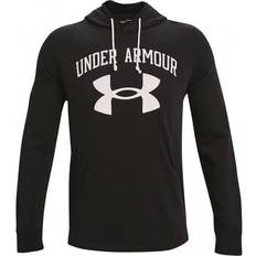 Under Armour Rival Terry Big Logo Hoodie Men - Black/Onyx White