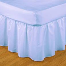 Belledorm Easy Fit Frilled Platform Valance Sheet Blue (191x91cm)