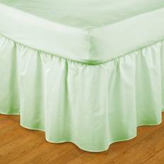 Belledorm Easy Fit Frilled Platform Valance Sheet Green (191x91cm)