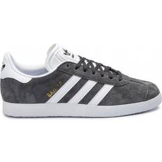 Adidas Gazelle Shoes adidas Gazelle - Dark Grey Heather/White/Gold Metallic