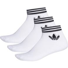 Adidas Underwear on sale adidas Trefoil Ankle Socks 3-pack - White/Black