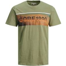 Jack & Jones Organic Cotton Slim Fit T-shirt - Green/Deep Lichen Green