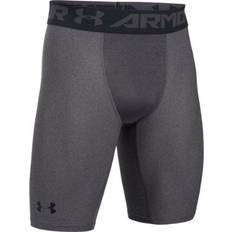 Under Armour HeatGear Armour Long Compression Shorts Men - Carbon Heather/Black