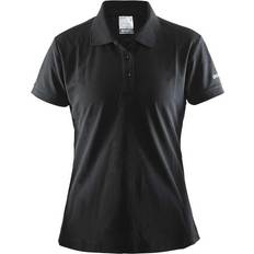 Craft Pique Classic Polo Shirt Women - Black