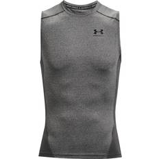 Men - Polyester Tank Tops Under Armour HeatGear Armour Sleeveless Men - Carbon Heather/Black