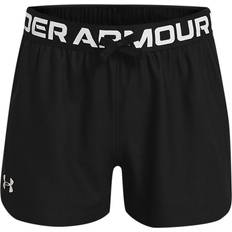 Under Armour Kid's Play Up Shorts - Black/Metallic Silver (1363372-001)