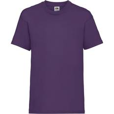 Fruit of the Loom Kid's Valueweight T-Shirt - Purple (61-033-0PE)