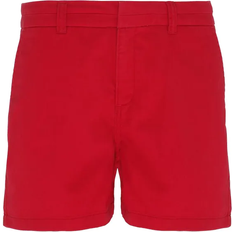 ASQUITH & FOX Women's Classic Fit Shorts - Cherry Red