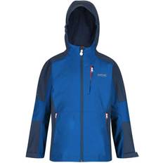 Hiking Children's Clothing Regatta Kid's Calderdale II Waterproof Hooded Walking Jacket - Nautical Blue Dark