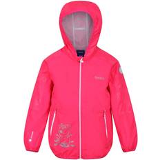 Regatta Peppa Pig Reflective Hooded Jacket - Bright Blush Floral (RKW267_Z6D)