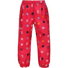 Regatta Peppa Pig Pack-It Overtrousers - Bright Blush Polka (RKW269_U6C)