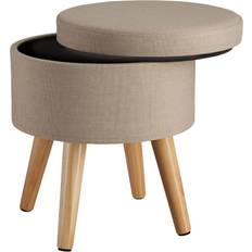 Polyester Seating Stools tectake Yumi Seating Stool 37cm