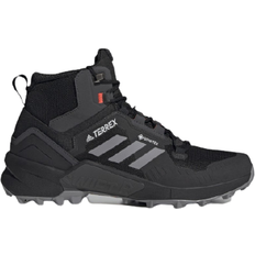 Men - Mesh Hiking Shoes adidas Terrex Swift R3 Mid GTX M - Core Black/Grey Three/Solar Red