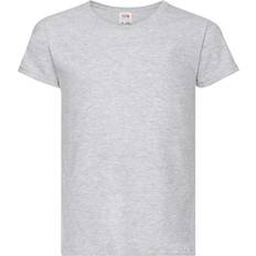 Fruit of the Loom Girl's Valueweight T-shirt - Heather Grey (61-005-094)