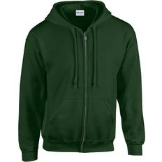 Gildan Heavy Blend Full Zip Hooded Sweatshirt Unisex - Forest Green