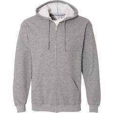 Gildan Heavy Blend Full Zip Hooded Sweatshirt Unisex - Graphite Heather