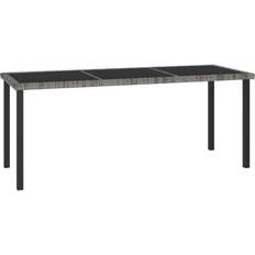 Steel Outdoor Dining Tables Garden & Outdoor Furniture vidaXL 315119