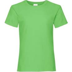 Fruit of the Loom Girl's Valueweight T-Shirt - Lime (61-005-0LM)