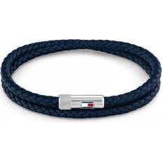 Tommy Hilfiger Double Wrap Bracelet - Blue/Silver