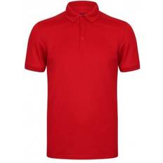 Henbury Stretch Microfine Pique Polo Shirt - Red