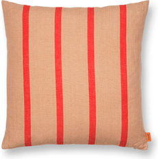 Ferm Living Grand Complete Decoration Pillows Camel/Red (50x50cm)