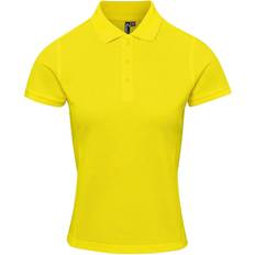 Premier Women's Coolchecker Plus Pique Polo Shirt - Yellow