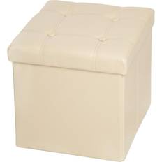 Polyester Poufs tectake Foldbar Pouffe 38cm