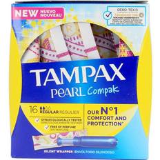 Menstrual Protection Tampax Pearl Compak Regular 16-pack