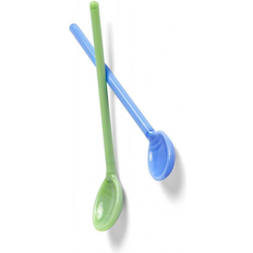 Blue Dessert Spoons Hay Mono Dessert Spoon 15cm 2pcs