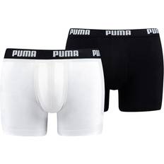 Puma Men Men's Underwear Puma Basic Men's Boxers 2-pack - White/Black