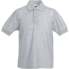 Fruit of the Loom Kid's 65/35 Pique Polo Shirt (2-pack) - Heather Grey